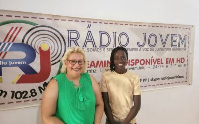 Dra. Teresa Damásio em entrevista à Rádio Jovem da Guiné-Bissau